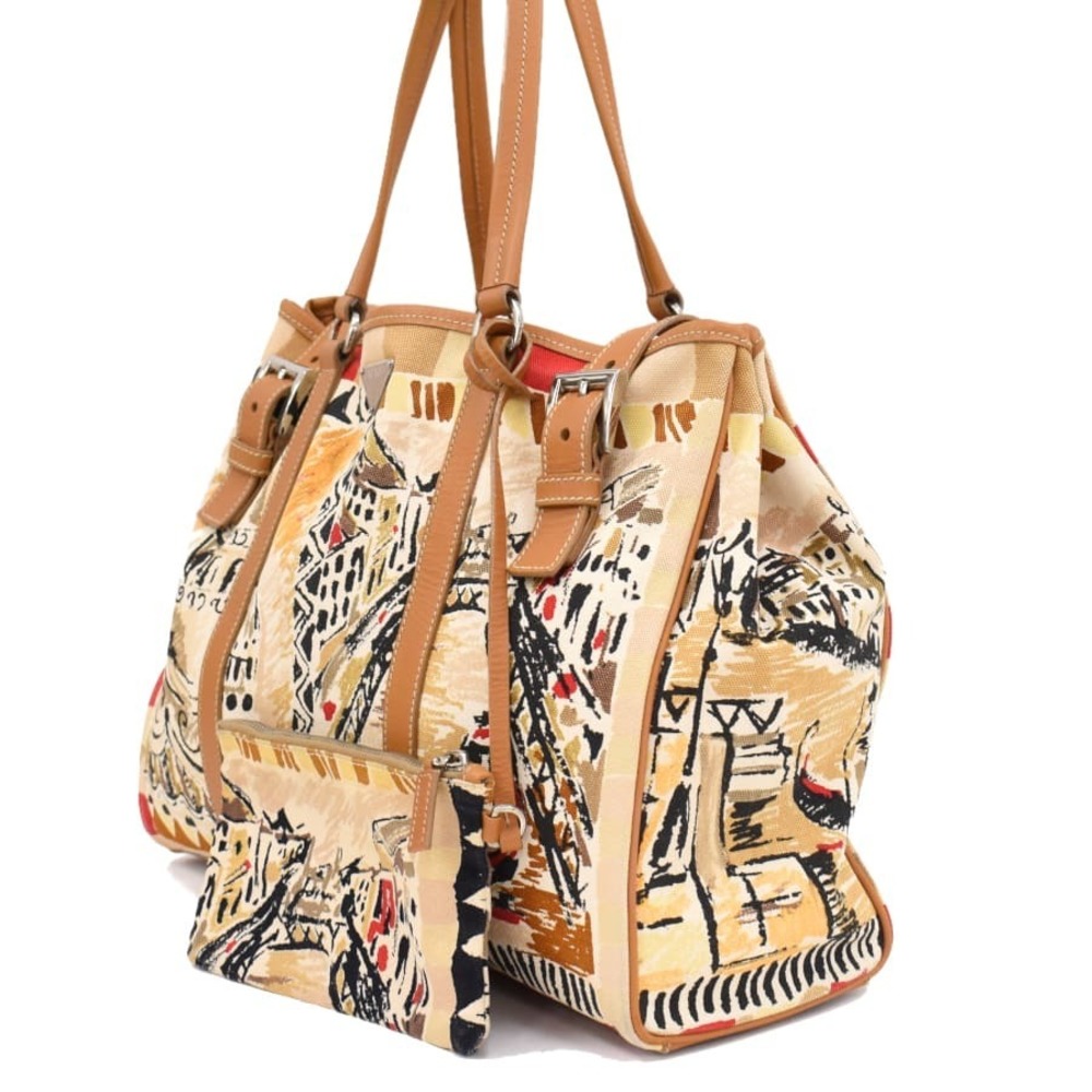 Prada Venetian Triangle Plate Triangle Brown - image 2